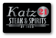 katz 21 logo over black background